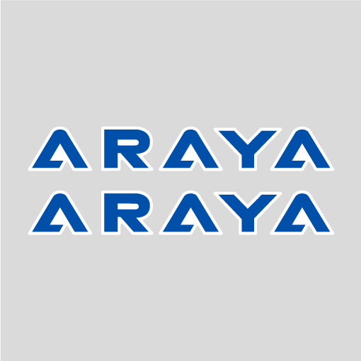 Araya Letters Rim Decals (Pair)