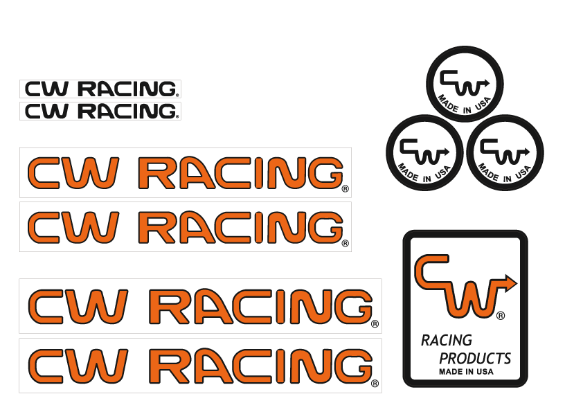 CW Racing Decal set ZX ZS TF