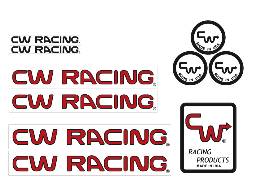 CW Racing Decal set ZX ZS TF