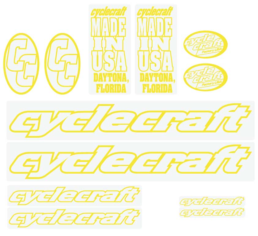 Cyclecraft decal set