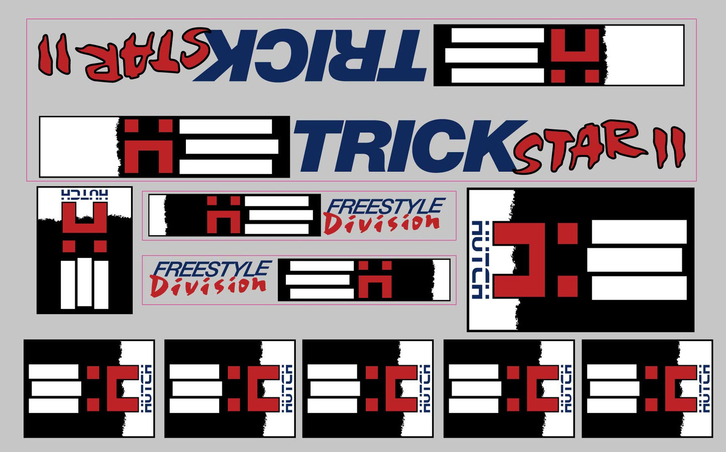 Hutch Trickstar 2 Decal set