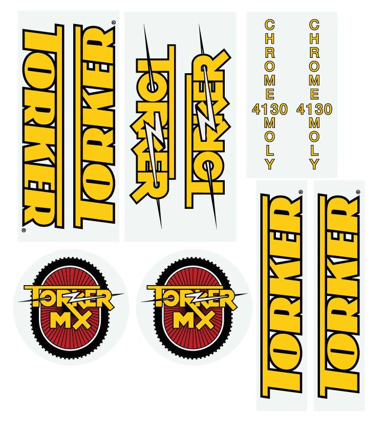 Torker MX Decal set