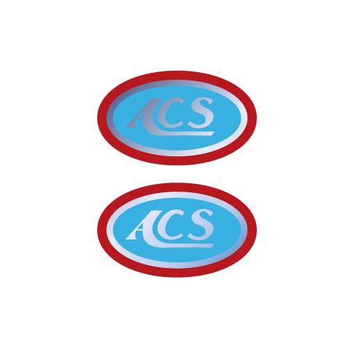 ACS Hub decals (Chrome)