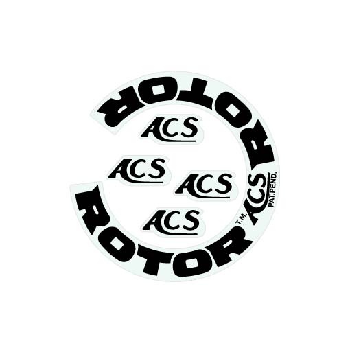 Set Adesivi Decal ACS Rotor 2nd Gen – Restauro BMX Old School – Araya