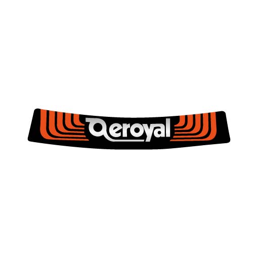 Aeroyal seat rear decal