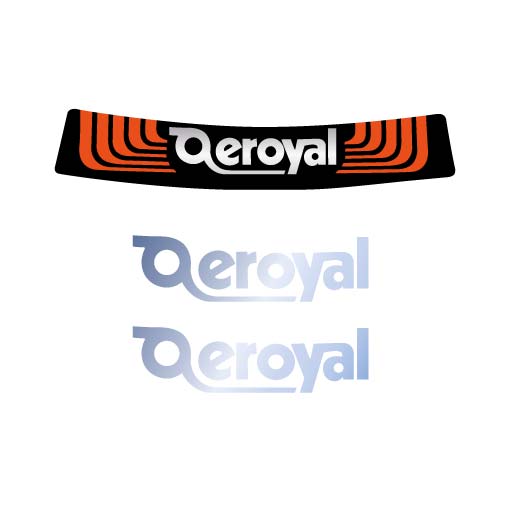 Aeroyal saddle decal set