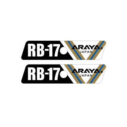 Araya RB17 rim decals (Pair)