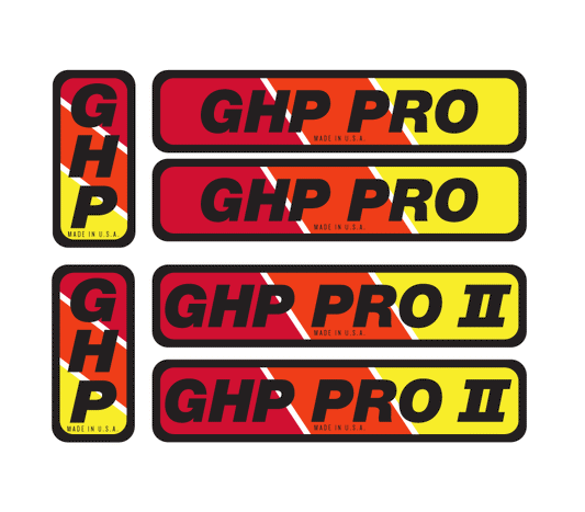 GHP Pro 2 decal set