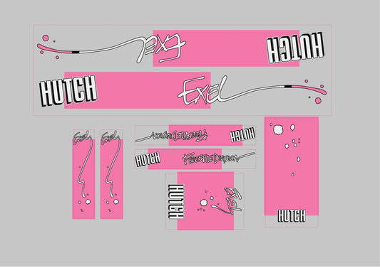 Hutch Exel decal set